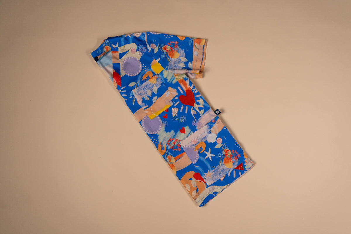 Aussie Xmas Party  - Women's Printed Scrub Top