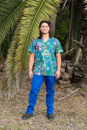 Daintree - Premium Unisex Printed Scrub Top