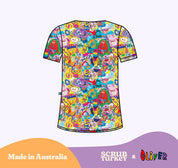 Monster Mash - Premium Unisex Printed Scrub Top