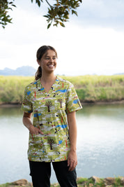On The Farm - Unisex Printed Scrub Top