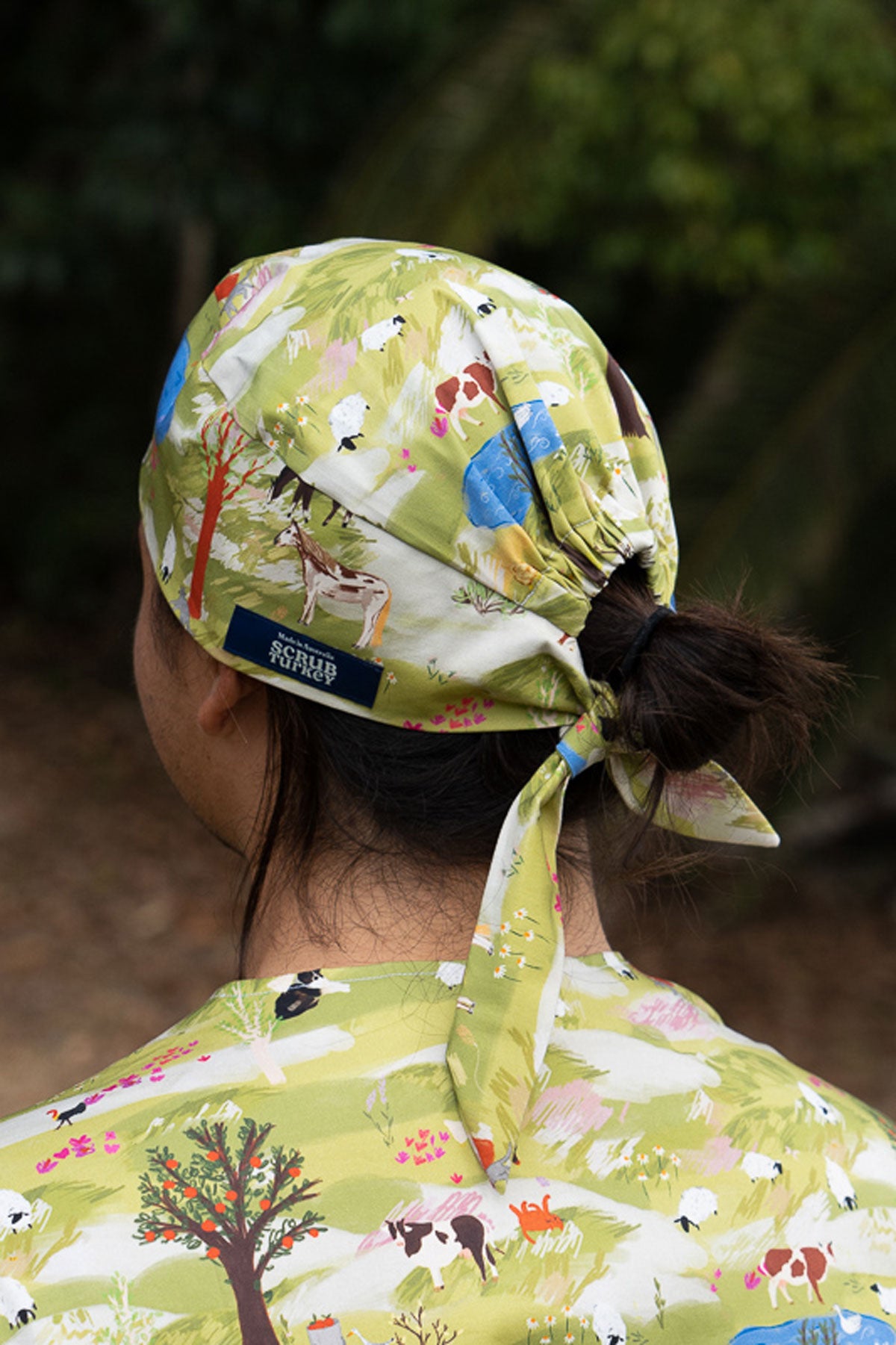 On The Farm - Printed Scrub Cap