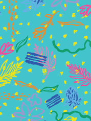 Rock Pool - Printed Scrub Cap