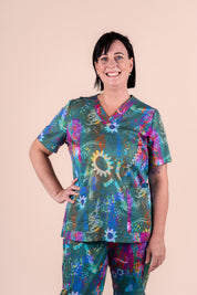 Daintree - Women's Printed Scrub Top