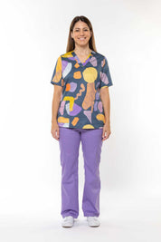 Landscape - Women's Printed Scrub Top