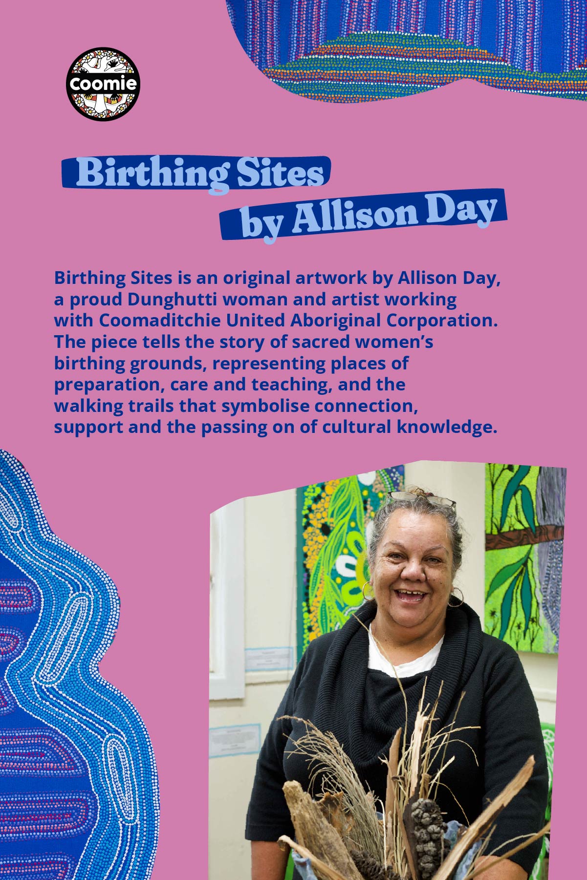 Pre-Order Birthing Site - Women's Premium Printed Scrub Pants