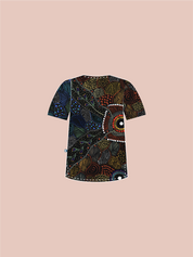Wollumbin - Unisex Printed Scrub Top
