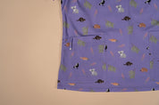 Bush Friends Lilac - Women's Printed Scrub Top