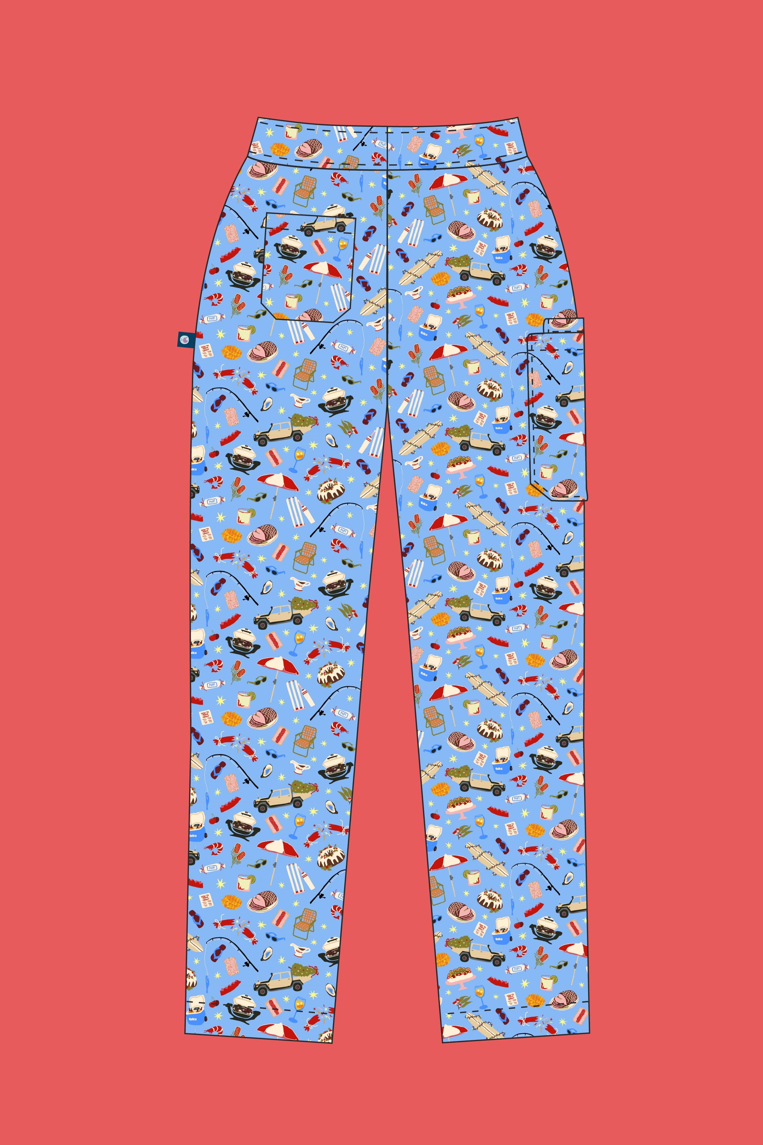 Pre-Order Chrissy Day - Women's Premium Printed Scrub Pants