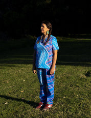 Birthing Site - Women's Premium Printed Scrub Pants