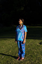 Birthing Site - Women's Premium Printed Scrub Pants