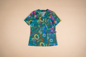 Daintree - Unisex Printed Scrub Top