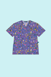 Pre-Order Dietitian  – Unisex Printed Scrub Top