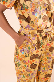 Egg Hunt - Women's Premium Printed Scrub Pants