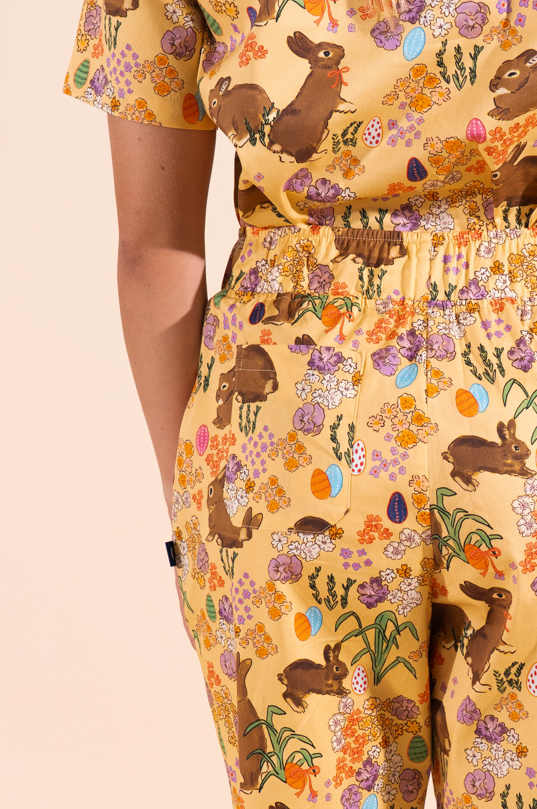 Egg Hunt - Women's Premium Printed Scrub Pants