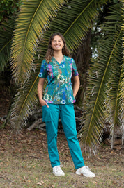 Daintree - Women's Printed Scrub Top