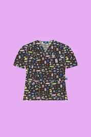 Medical Imaging - Womens Printed Scrub Top