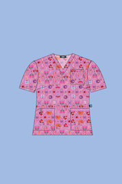 Midwifery - Womens Printed Scrub Top