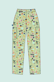 Music Therapy – Unisex Printed Scrub Pants