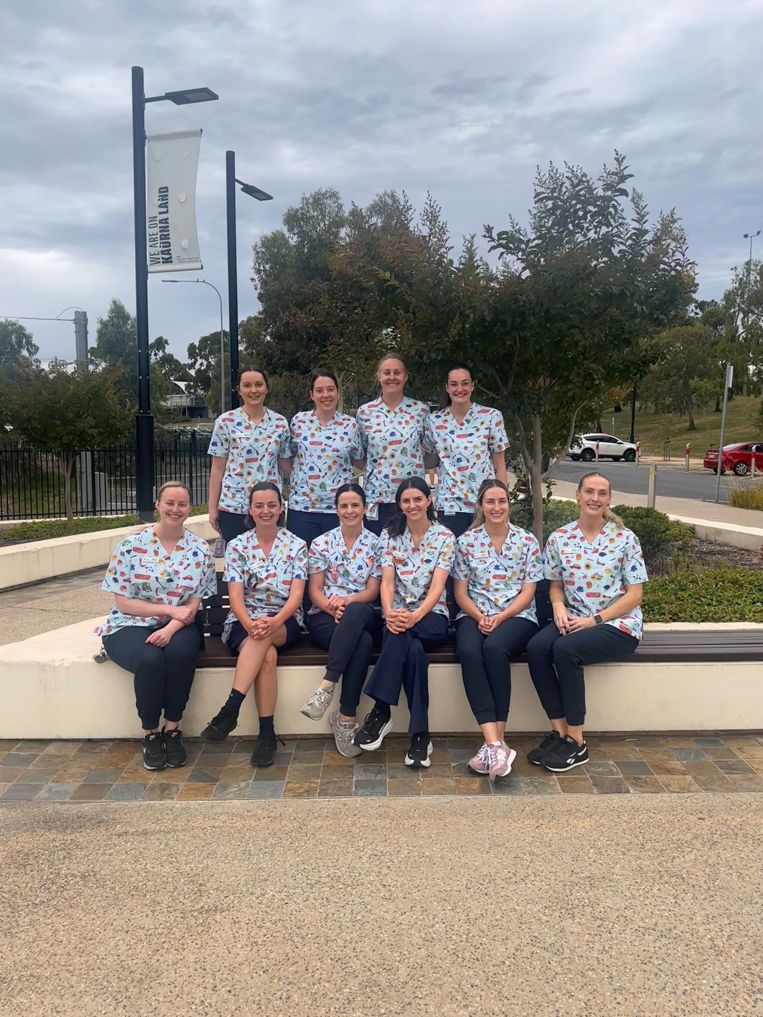 Occupational Therapist - Unisex Printed Scrub Top