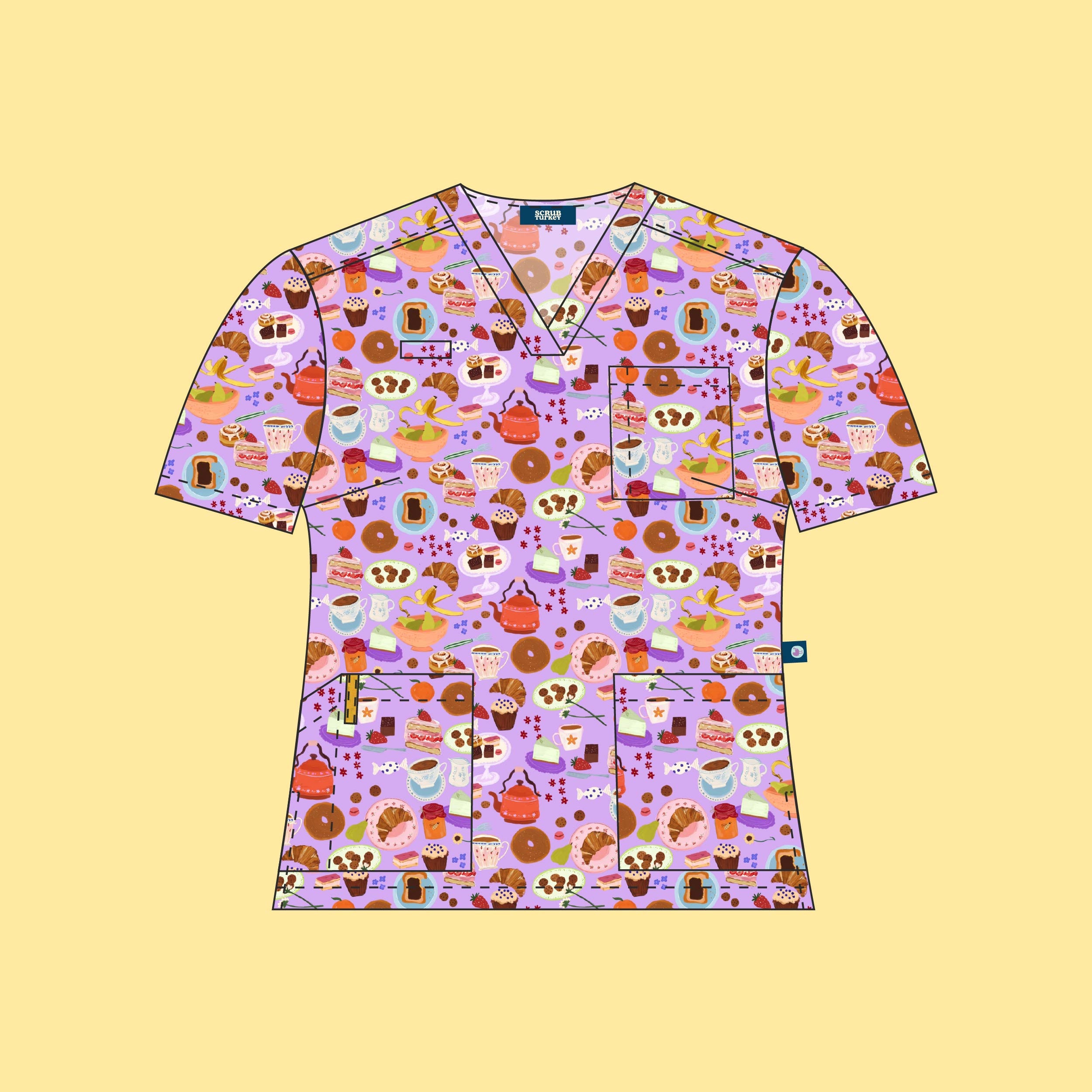 PINK-Christmas-Scrubs-Scrub-Turkey-Scrubs-Style-Drawings-Unisex_and_womens-01.jpg