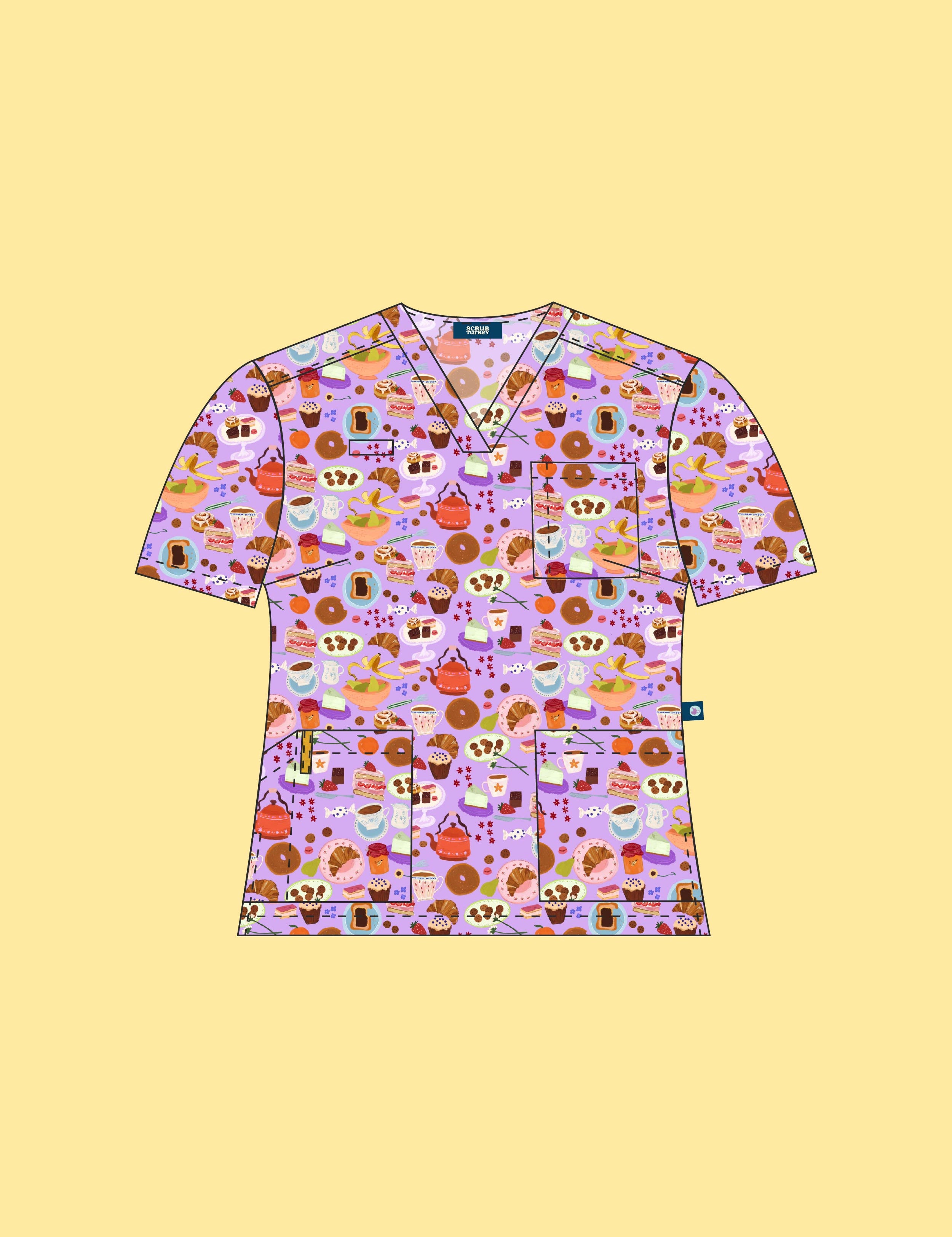 PINK-Christmas-Scrubs-Scrub-Turkey-Scrubs-Style-Drawings-Unisex_and_womens-01.jpg