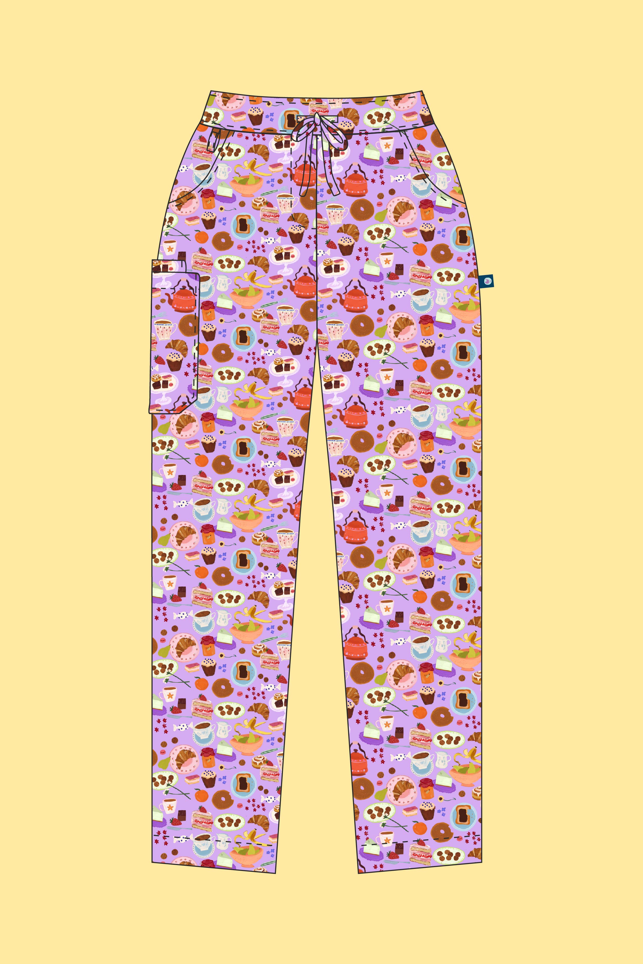 Sweet Treats - Women's Premium Printed Scrub Pants