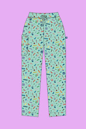 Podiatry - Womens Printed Scrub Pants