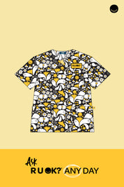 Pre-Order RU OK?– Unisex Printed Scrub Top