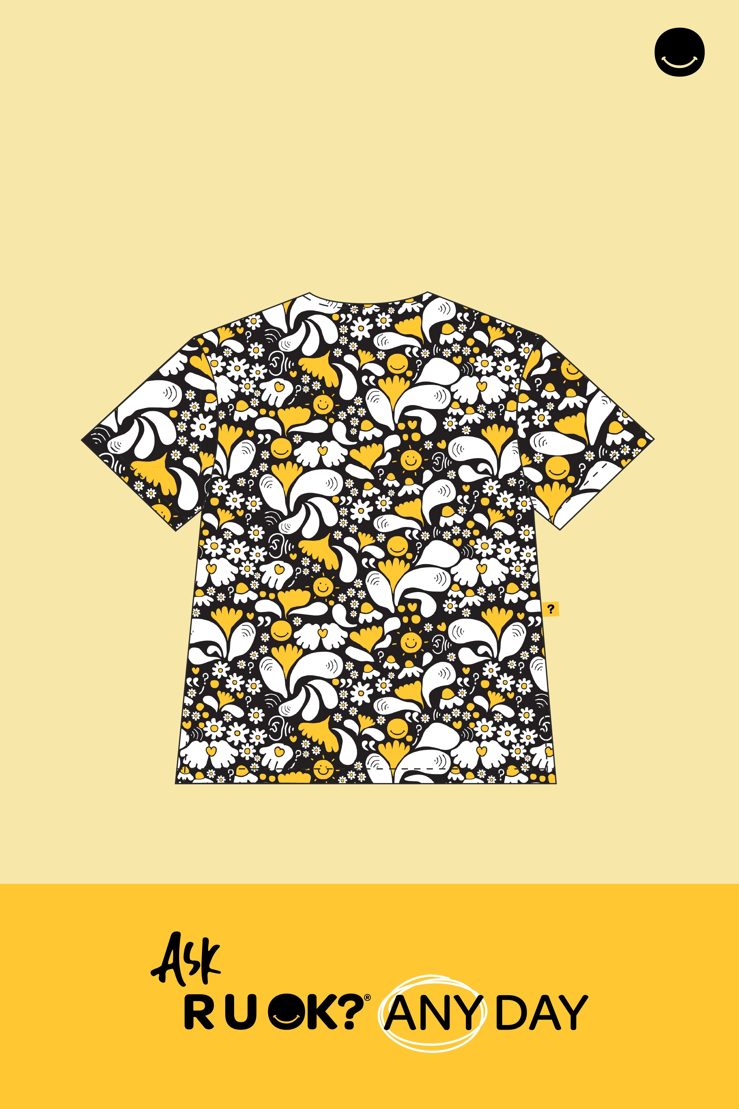 Pre-Order RU OK?– Unisex Printed Scrub Top