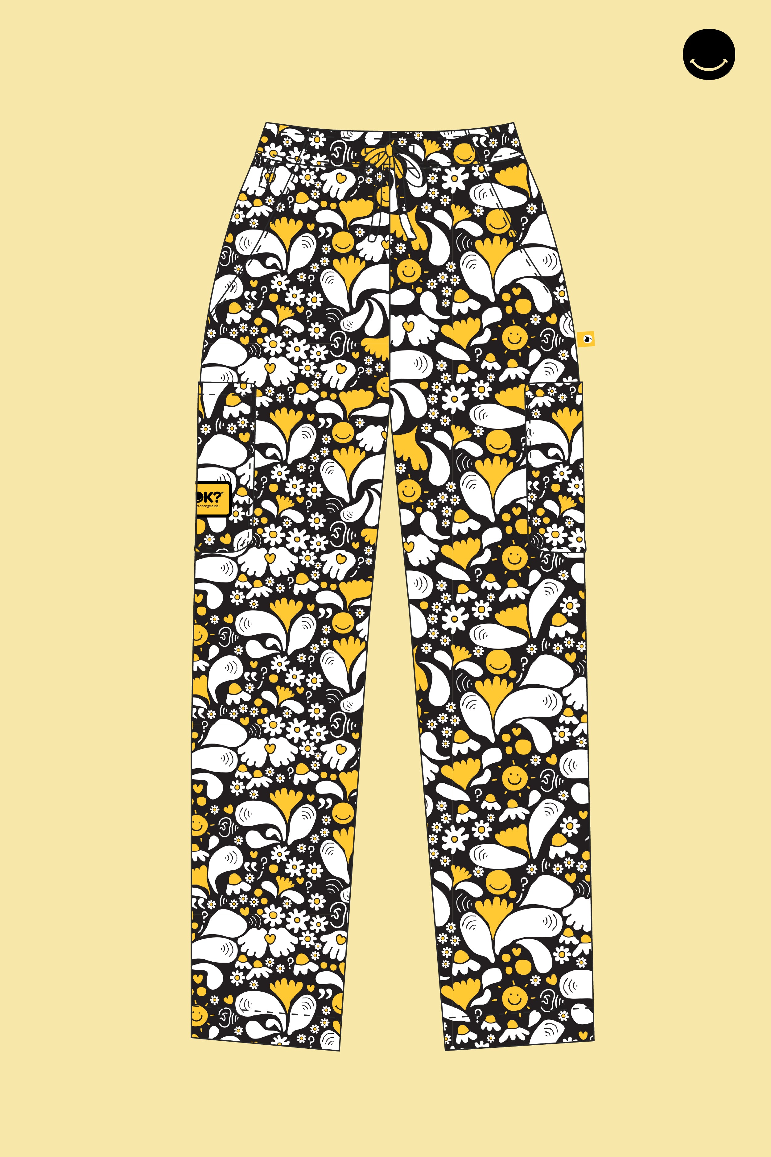 Pre-Order RU OK? – Unisex Printed Scrub Pant