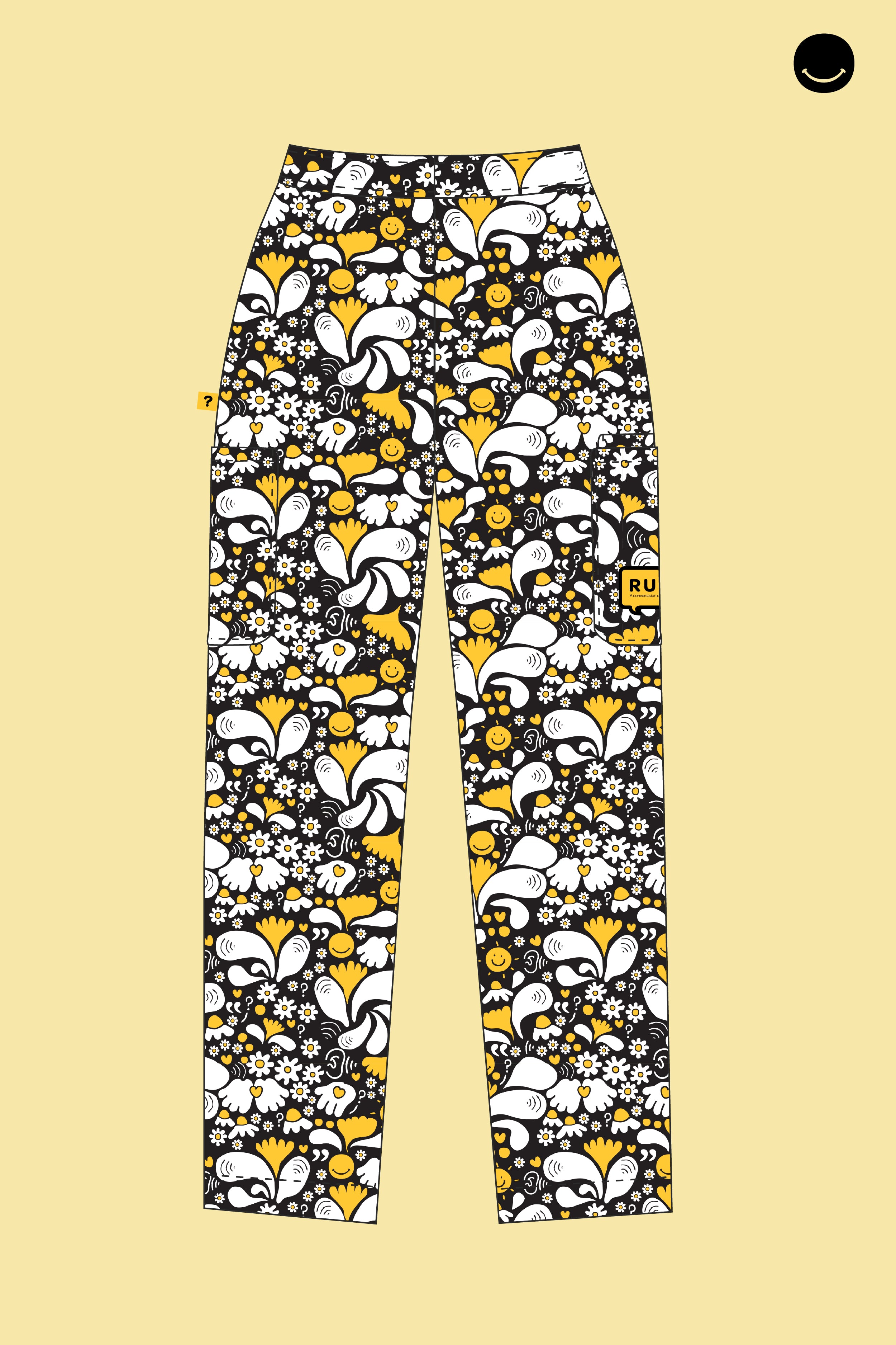 Pre-Order RU OK? – Unisex Printed Scrub Pant