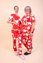 Tulip - Women's Printed Scrub Top