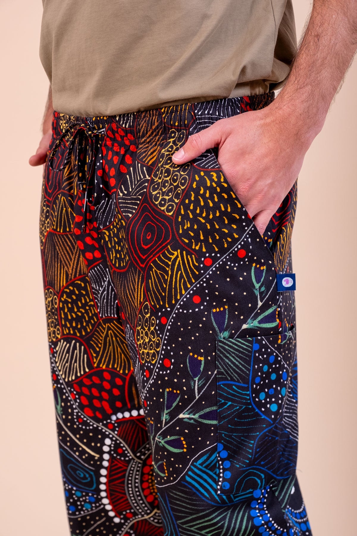Wollumbin - Unisex Printed Scrub Pants