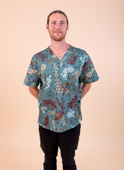 Out Bush - Unisex Printed Scrub Top