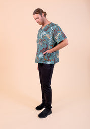 Out Bush - Unisex Printed Scrub Top
