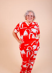 Tulip - Women's Printed Scrub Top
