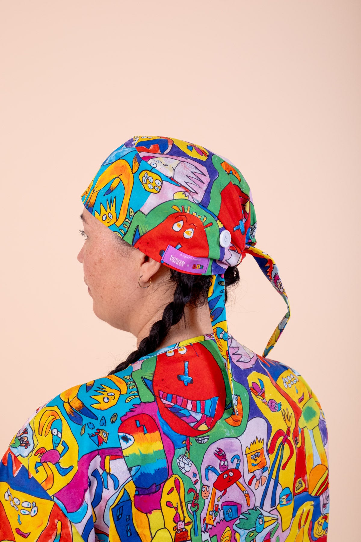Monster Mash - Printed Scrub Cap
