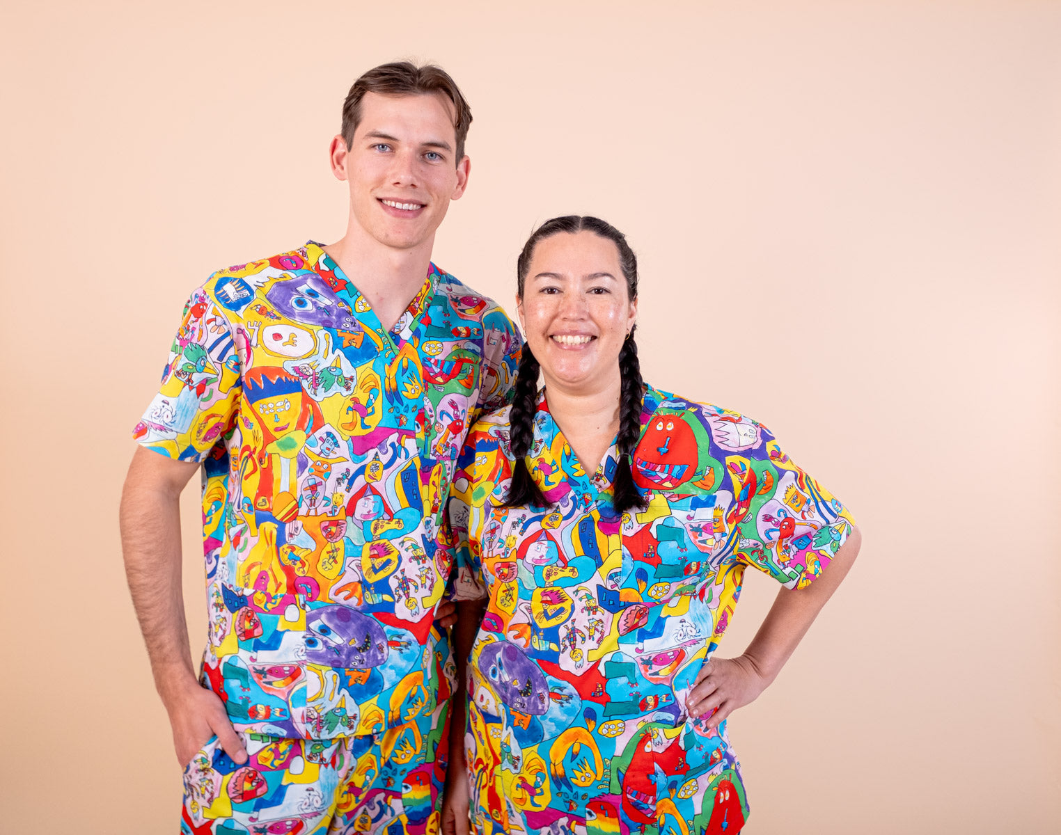 Monster Mash - Printed Scrub Cap