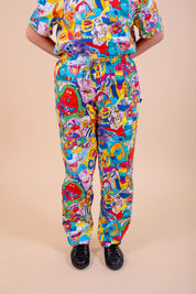 Monster Mash - Unisex Printed Scrub Pants