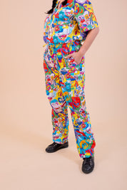 Monster Mash - Unisex Printed Scrub Pants