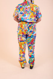Monster Mash - Unisex Printed Scrub Pants