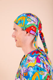 Monster Mash - Printed Scrub Cap