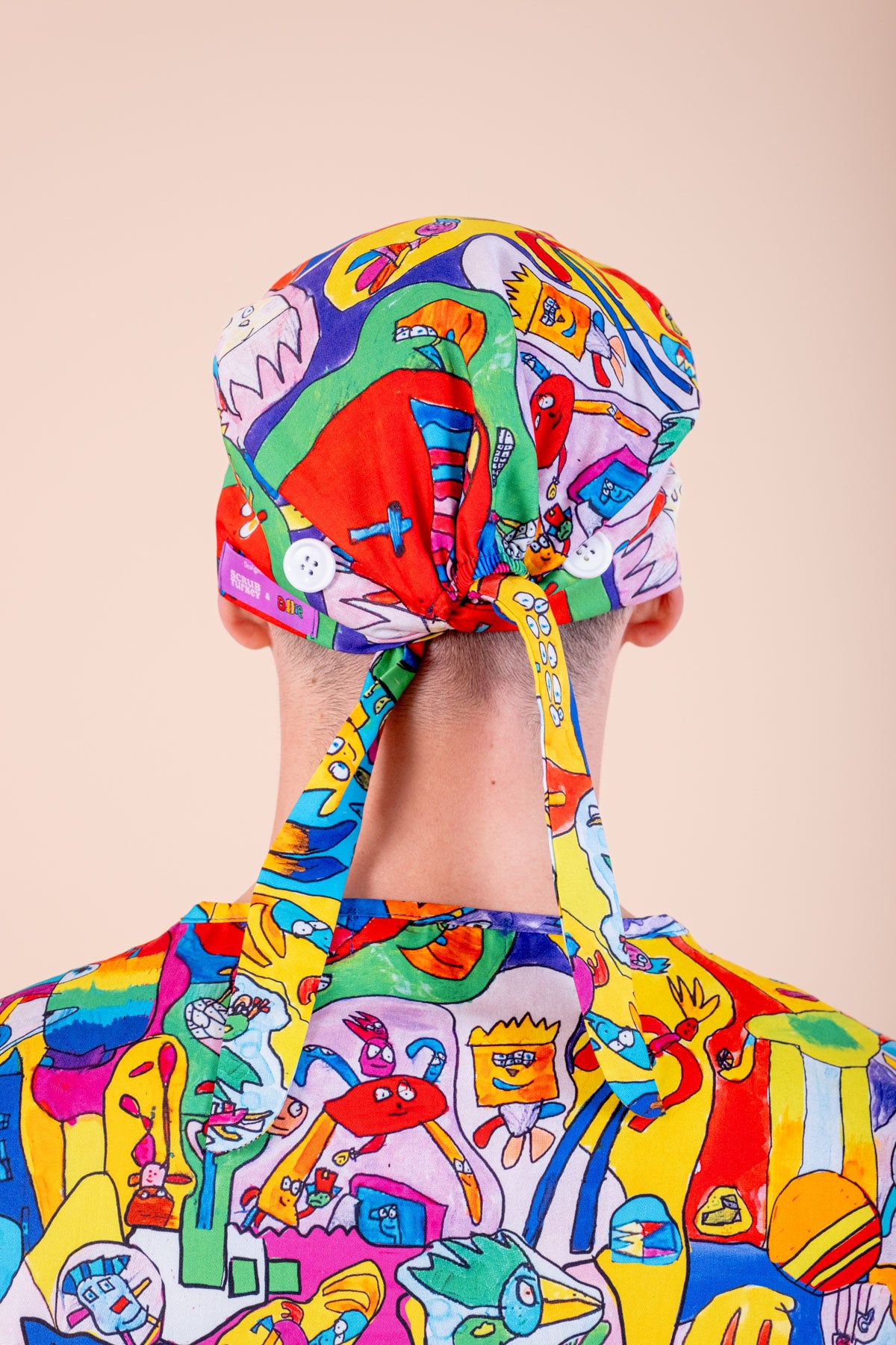 Monster Mash - Printed Scrub Cap