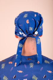 Bush Friends - Printed Scrub Cap- Midnight