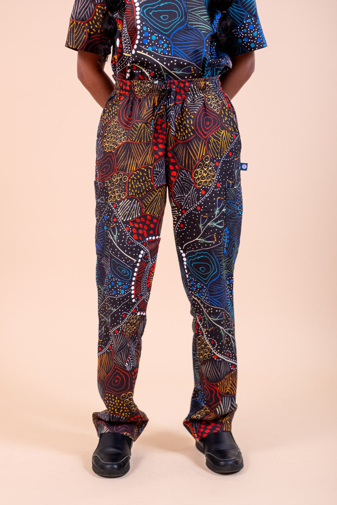 Wollumbin - Unisex Printed Scrub Pants