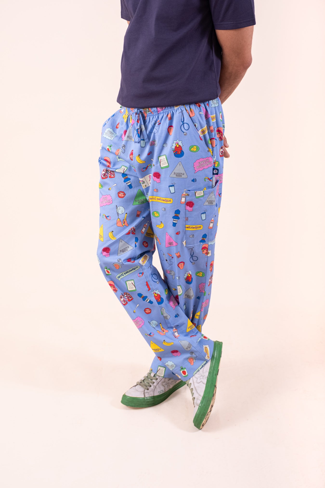 Speech Pathology – Unisex Printed Scrub Pant