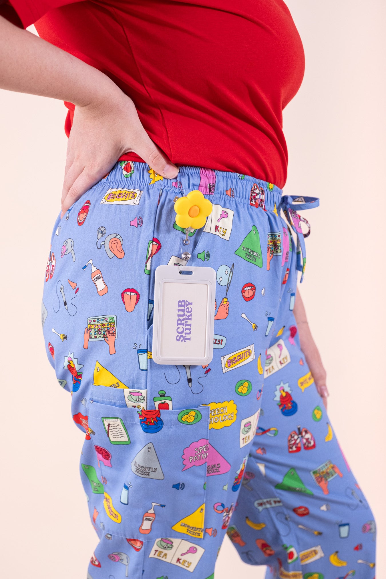 Speech Pathology – Unisex Printed Scrub Pant