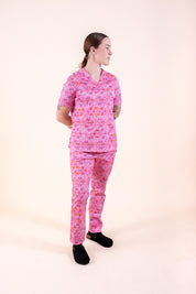 Midwifery - Womens Printed Scrub Top
