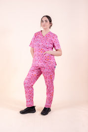Midwifery - Womens Printed Scrub Top