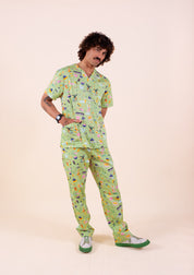 Music Therapy – Unisex Printed Scrub Top